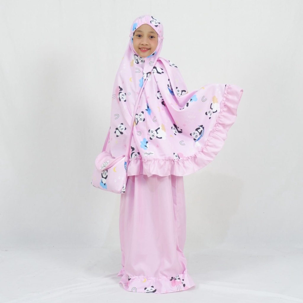 MUKENA ANAK KARAKTER MOTIF CANTIK DAN LUCU