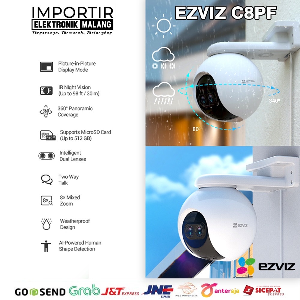 CCTV PTZ Wifi Camera EZVIZ C8PF IEM