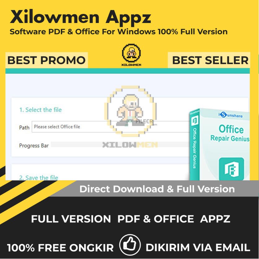 [Full Version]  iSunshare Office Repair Genius Pro PDF Office Lifetime Win OS