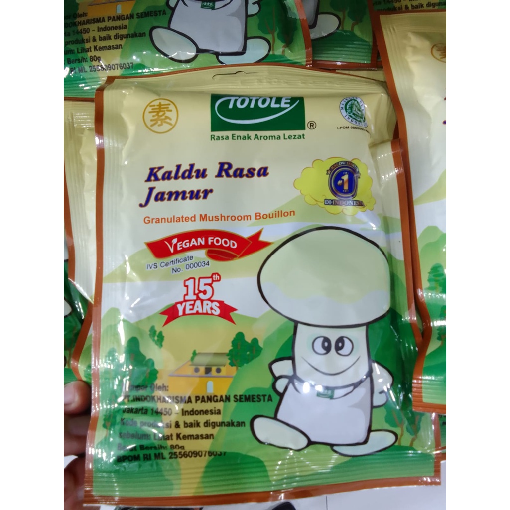 

Kaldu Rasa Jamur Totole Penyedap Rasa Mushroom Bouillon 80 Gram
