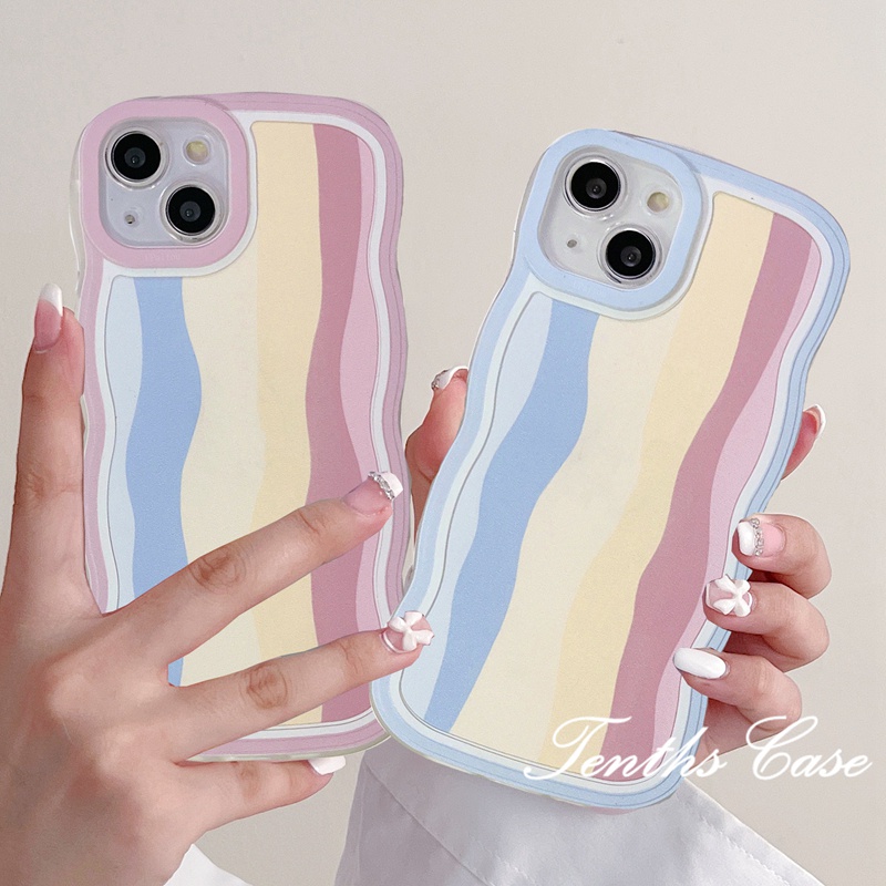 Redmi 12C 10C 10A 10 9 9A 9C 9T Note 12 11 Pro + 11s 11 10s 10 9s 9 8 Pro Poco X4Pro X3 Pro X3NFC M3 M4 F3 Mi11 Lite 10TPro Irregular Stripe Phone Case Soft Cover