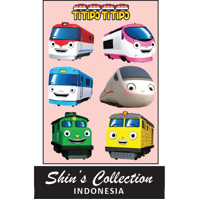 

Sticker stiker murah anti air Titipo 1 pc