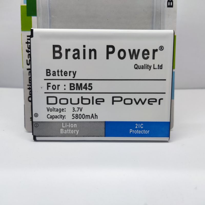 Baterai Battery Batre Xiaomi Redmi Note 2 Bm45 Original &amp; Double power 5800 mah