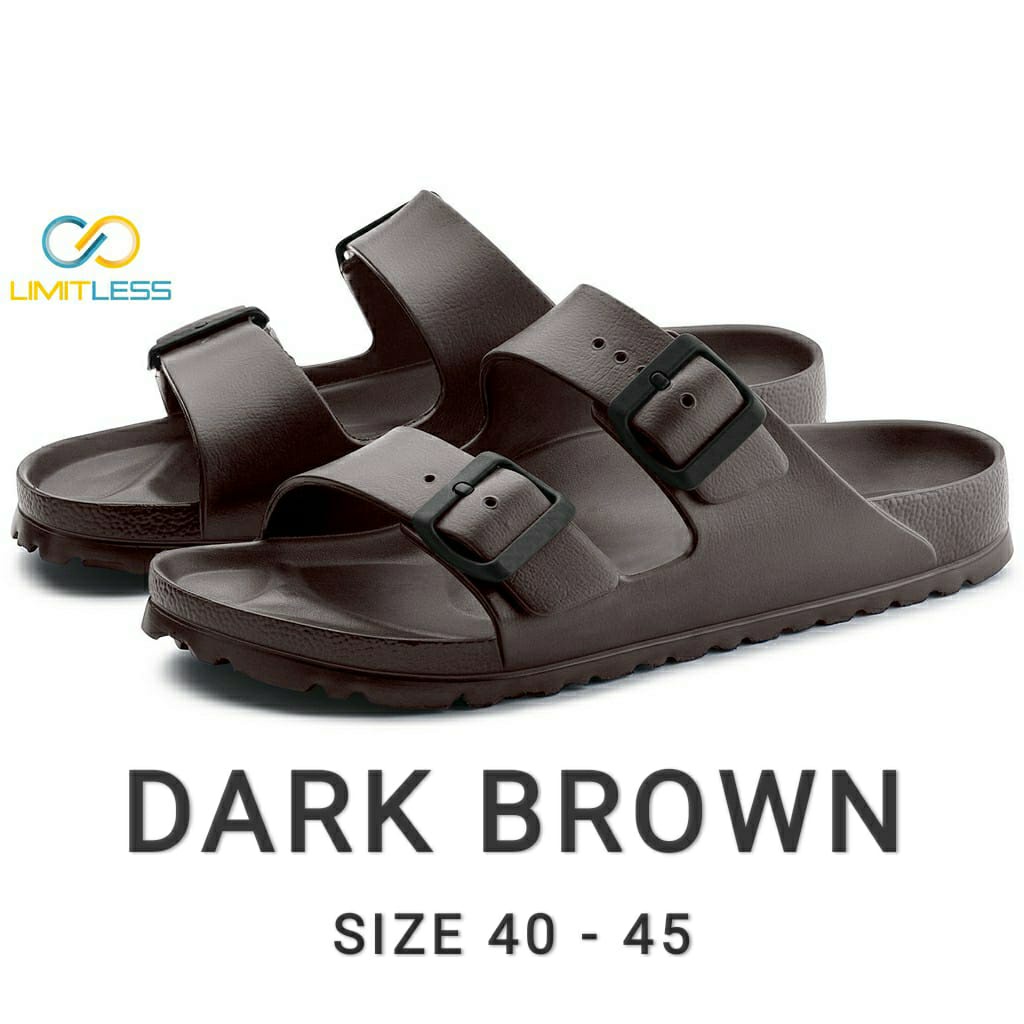 Sendal Pria Tali Selop Sandal Pria Birken Distro Karet Sandal Gunung Cowok Briken Limitless Sendal Hitam Cowo Murah Polos