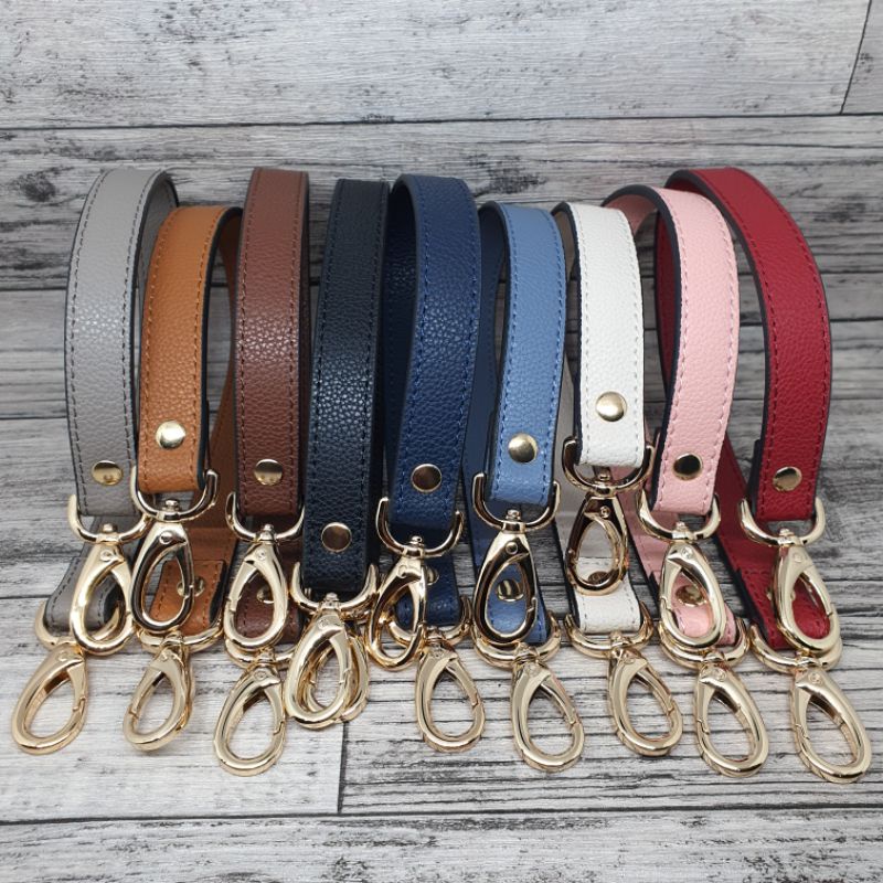 Aria short leather bag strap 1.8 x 45cm / tali tas kulit