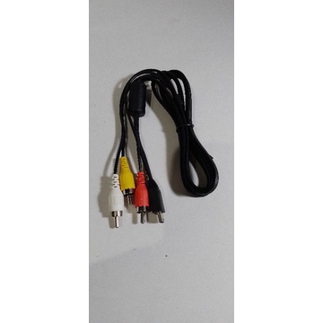 KABEL AV KAMERA CANON USB-RCA AUDIO VIDEO ORIGINAL FOR SEMUA TYPE KAMERA DSLR CANON