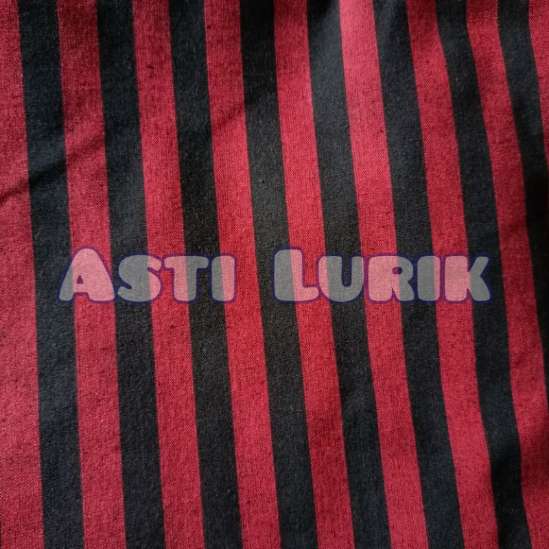 Kain Lurik ATM ASLI . Tenun Lurik . Kain Tenun Lurik Lebar Besar 200 x 105 110 . Kain Lurik Merah Hi