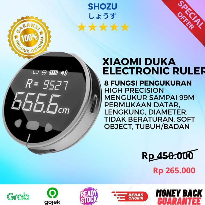 

XIAOMI DUKA SMALL Q METERAN ELETRIK DIGITAL RULER DISPLAY LCD