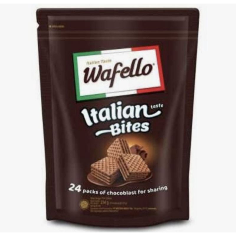 

WAFER WAFELLO POUCH ZIP COKLAT , ISI 24pcs