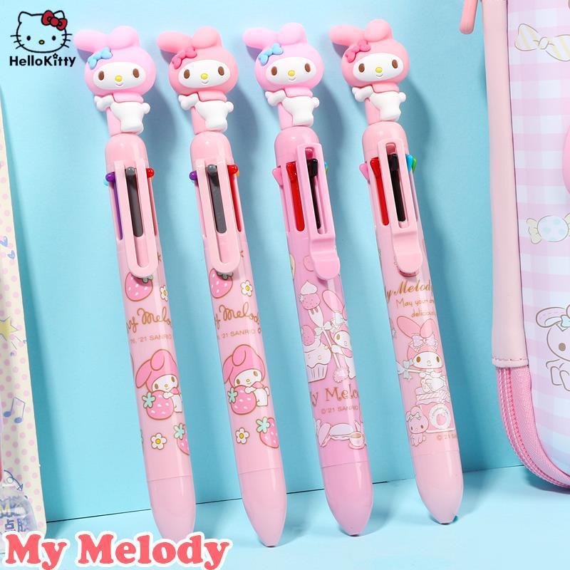 

Pen Cetek 6 Melody Original Sanrio Pena bolpoint tinta warna warni