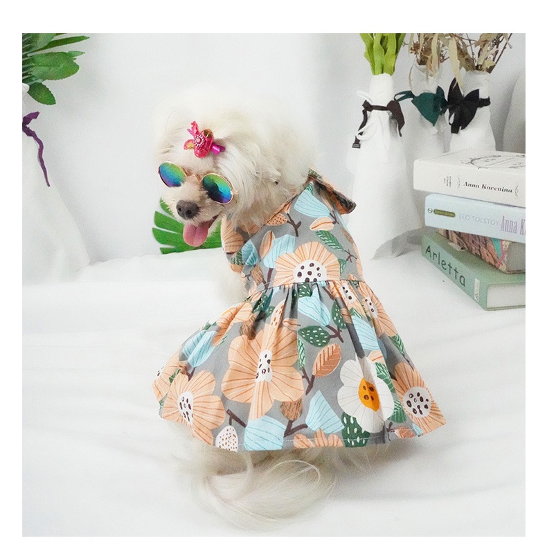 New Pet Skirt Dress Rok Boneka Pakaian Anjing Kucing Perlengkapan Hewan Peliharaan