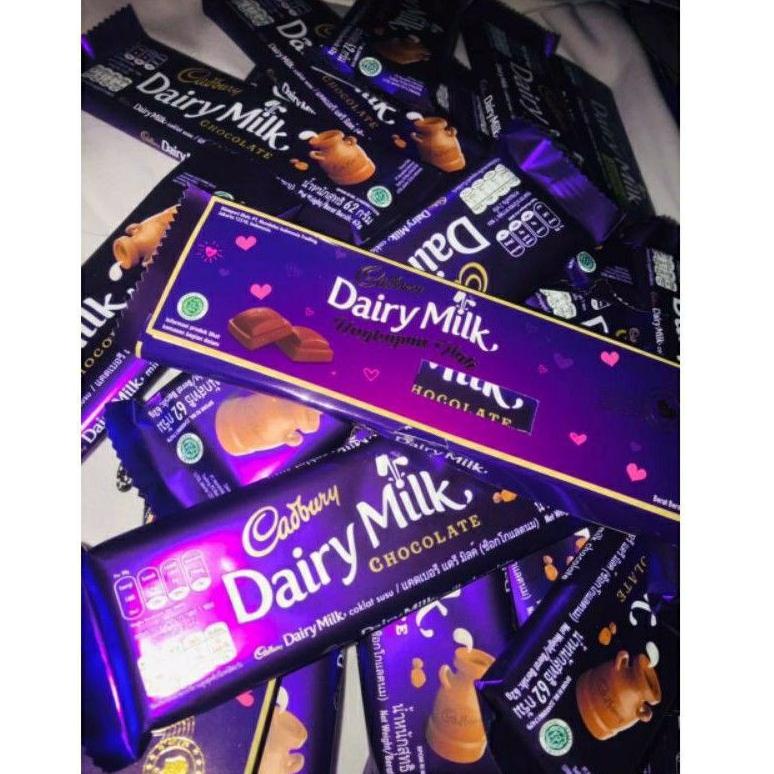 

S25 Coklat Cadbury Dairy milk 62gr / coklat Cadbury 62gr RESTOCK ⌆
