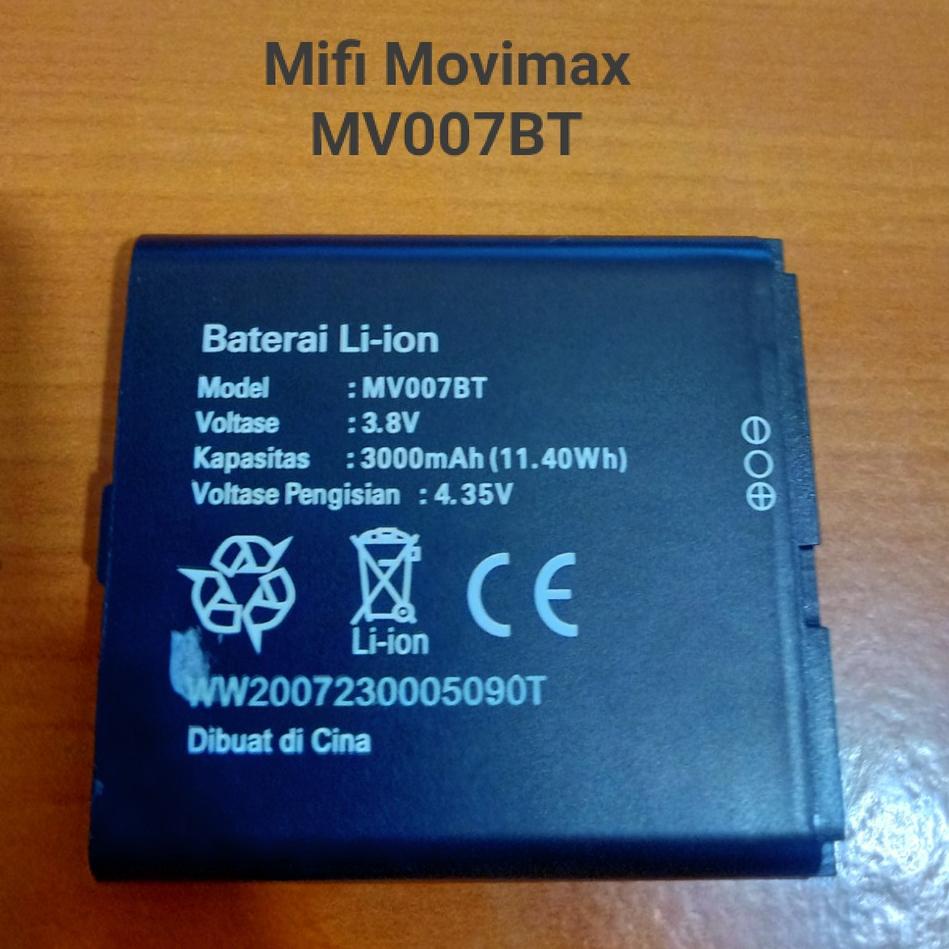 ✓ Baterai Movimax MV007BT Modem Mifi Movimax MV007 Battery Batere Batre