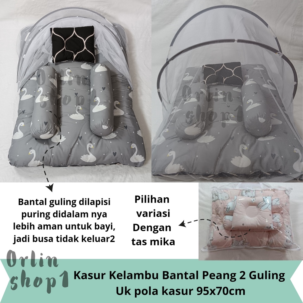 Kasur Bayi Bantal Guling Lipat Kelambu / Kasur bayi kelambu free bantal peang dan dua guling