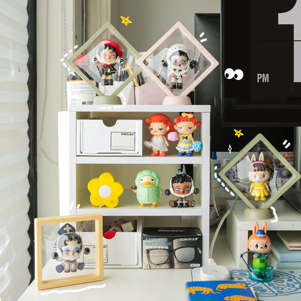 3d Frame Blind Box Display Frame DIY Dekorasi Meja Ornamen Kecil Garasi Kit Kotak Penyimpanan