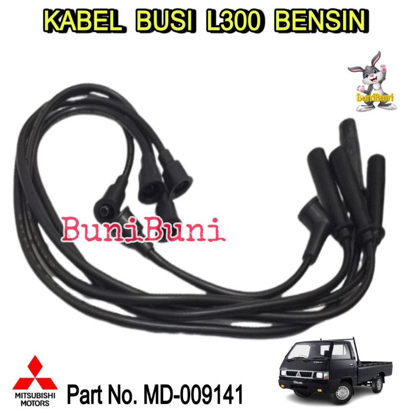 KABEL BUSI Untuk Mobil Mitsubishi L300 L 300 Bensin Dan KUDA Bensin - 1 SET