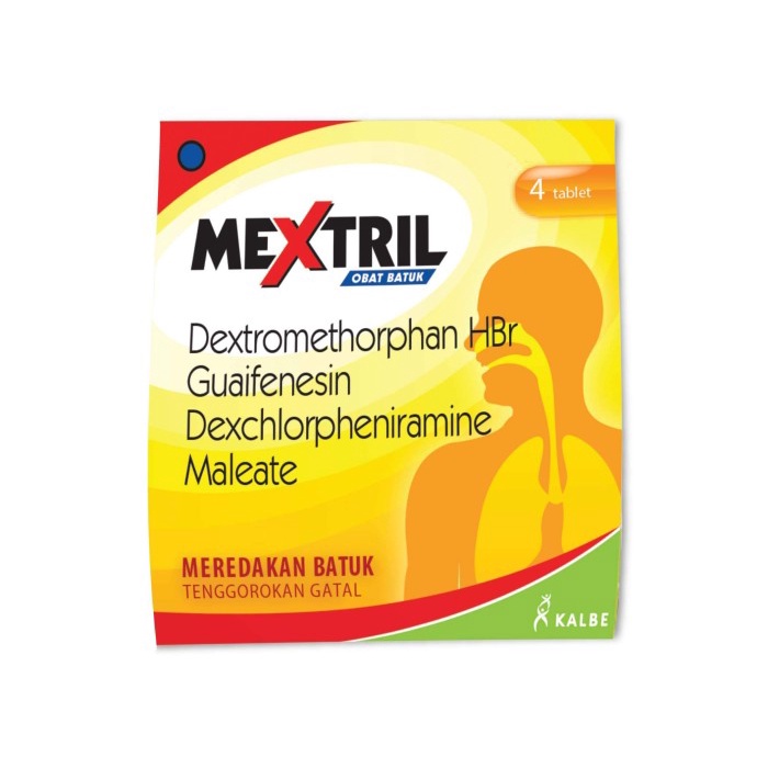 MEXTRIL TABLET | OBAT BATUK DAN TENGGOROKAN GATAL