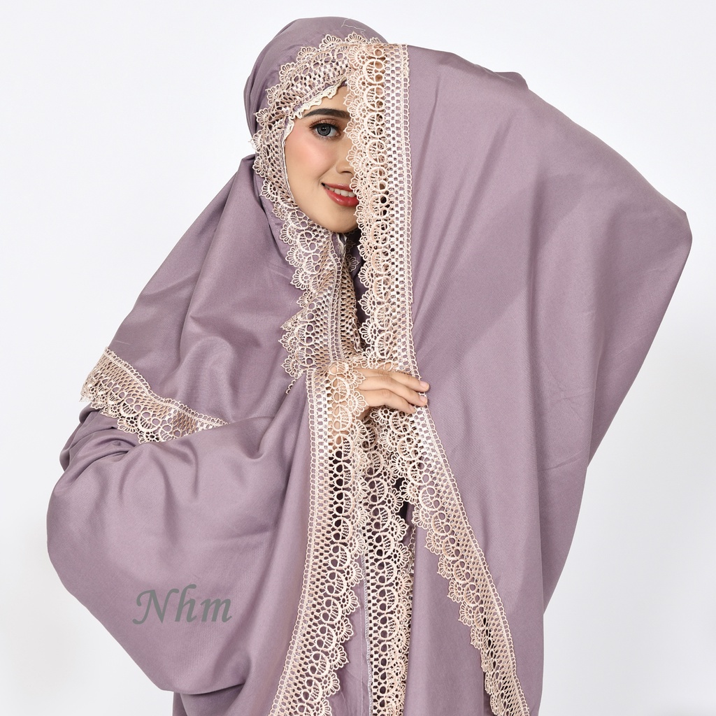 Mukena Dewasa Raisa Adem, Mukena Travelling Katun