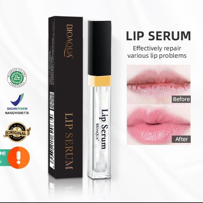 ➥ BIOAQUA -  Lip Serum 6ml Moisturizing Pelembab bibir / Serum Bibir  ♞