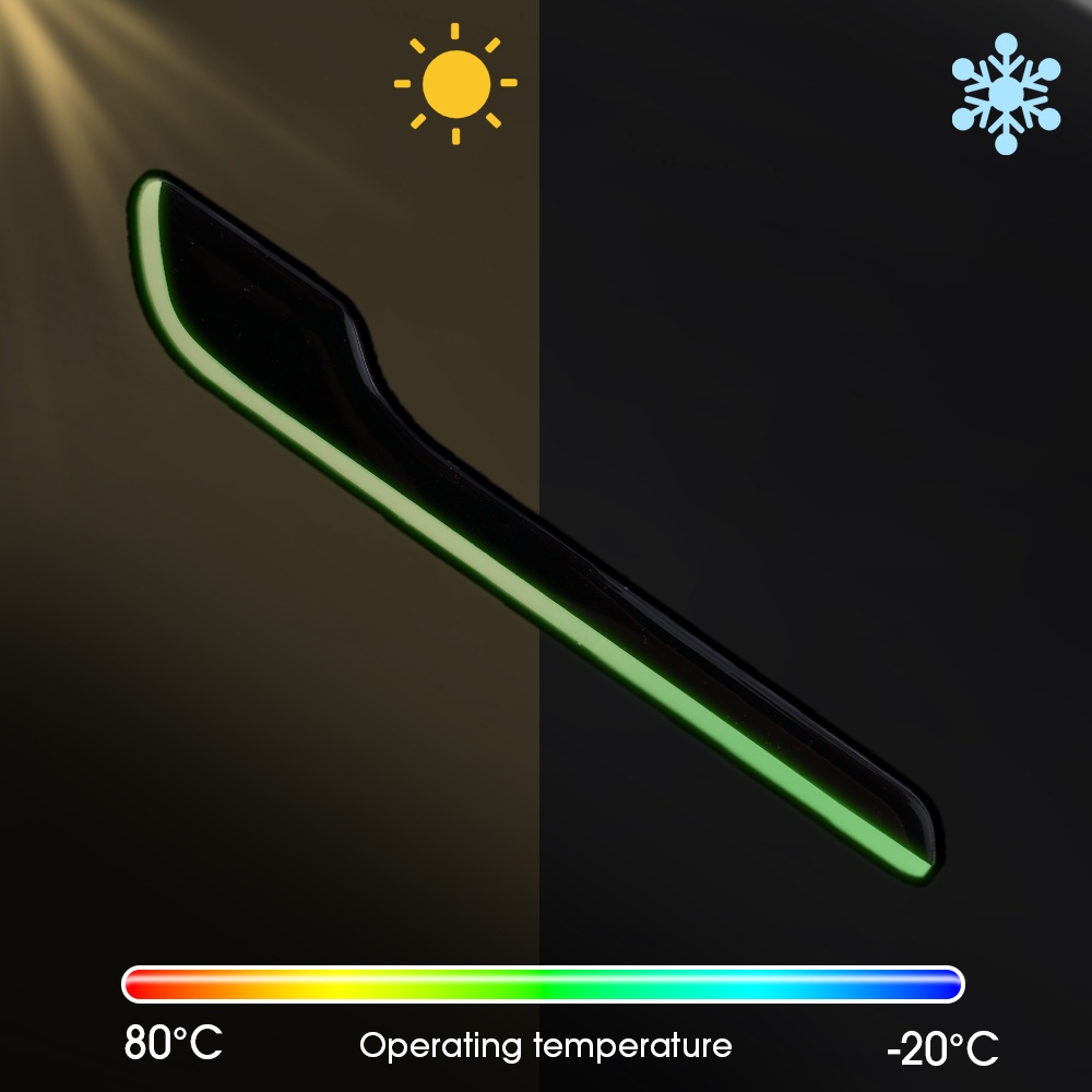 4 Pcs / set Model 3 Y Luminous Door Handle Fluorescent Door Handle Sticker External Accessories Night Light Door Handle Protector Luminous Car Sticker
