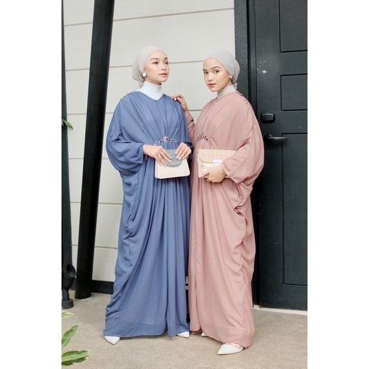 Adiba Kaftan - kaftan wanita baju lebaran kaftan mutiara kaftan jumbo adem murah
