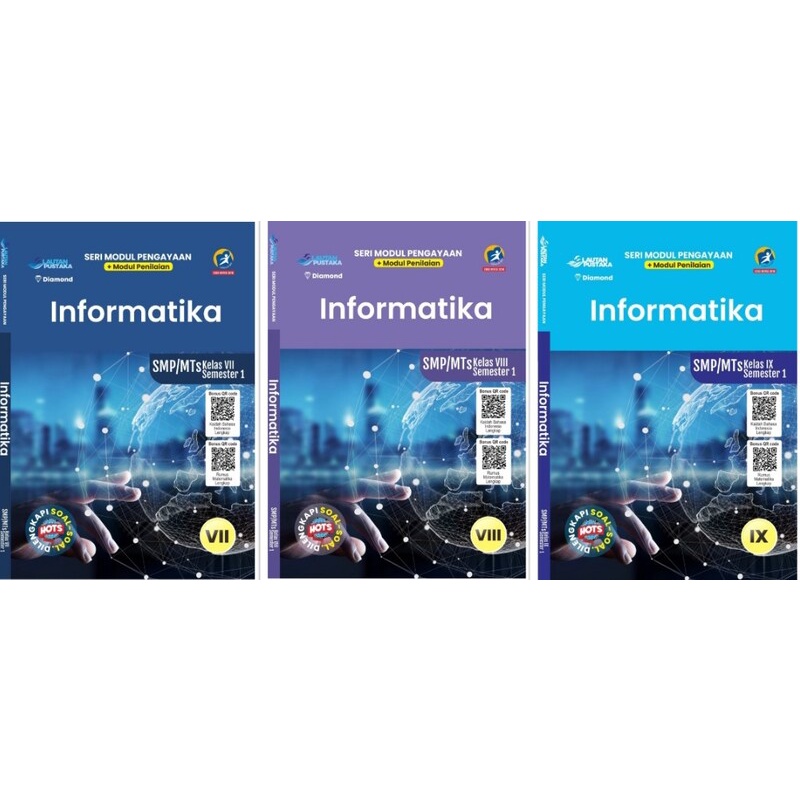 Buku LKS Informatika SMP Kelas 7,8,9 Semester 1 dan 2 - Seri Modul Penilaian Dan Pengayaan