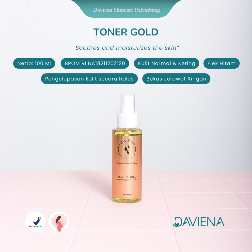 DAVINA SKINCARE TONER GOLD