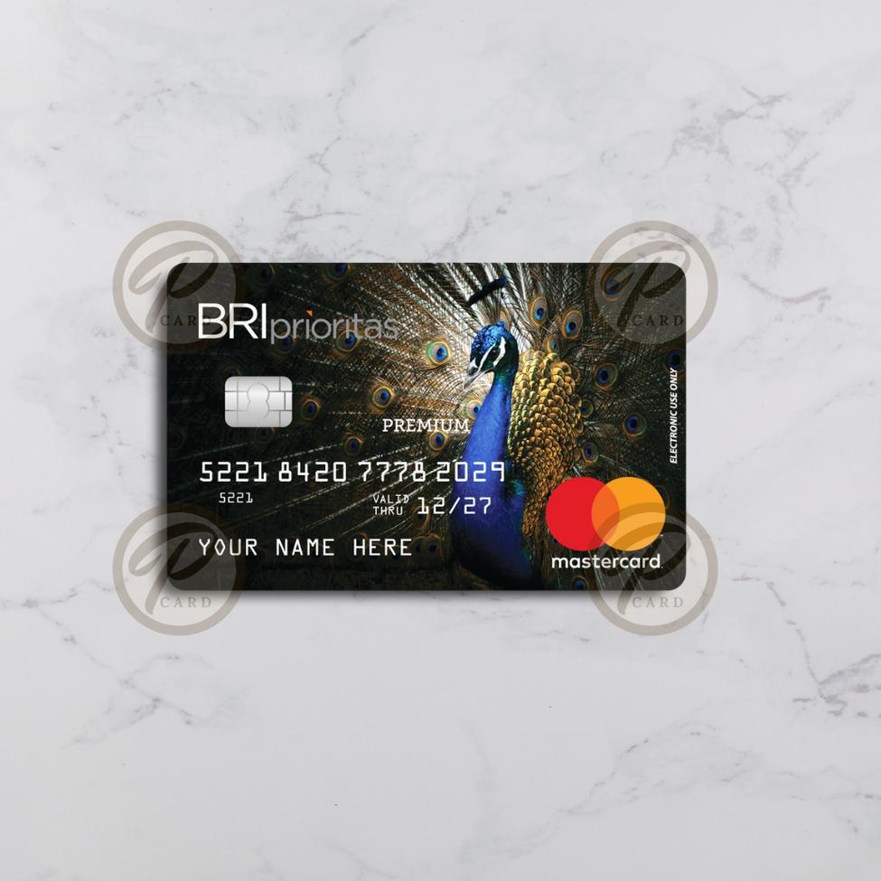 

Laris [FAKE] BRI PRIORITAS Card Cover Skin Sticker PLIATA Stiker Kartu ATM, EMoney, EToll PK8