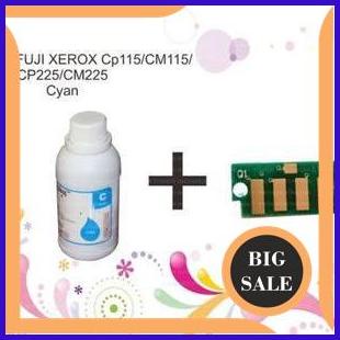 perkakas Toner Chip FUJI XEROX Cp115 CM115 CP225 CM225 Cyan Murah 1F3B23