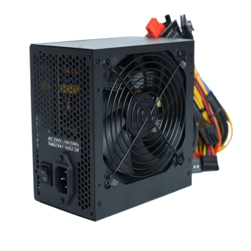 Zzz Gaming PC Power Supply Rated-500W PSU Tambang 24Pin ATX 12V Sumber Modular Penuh