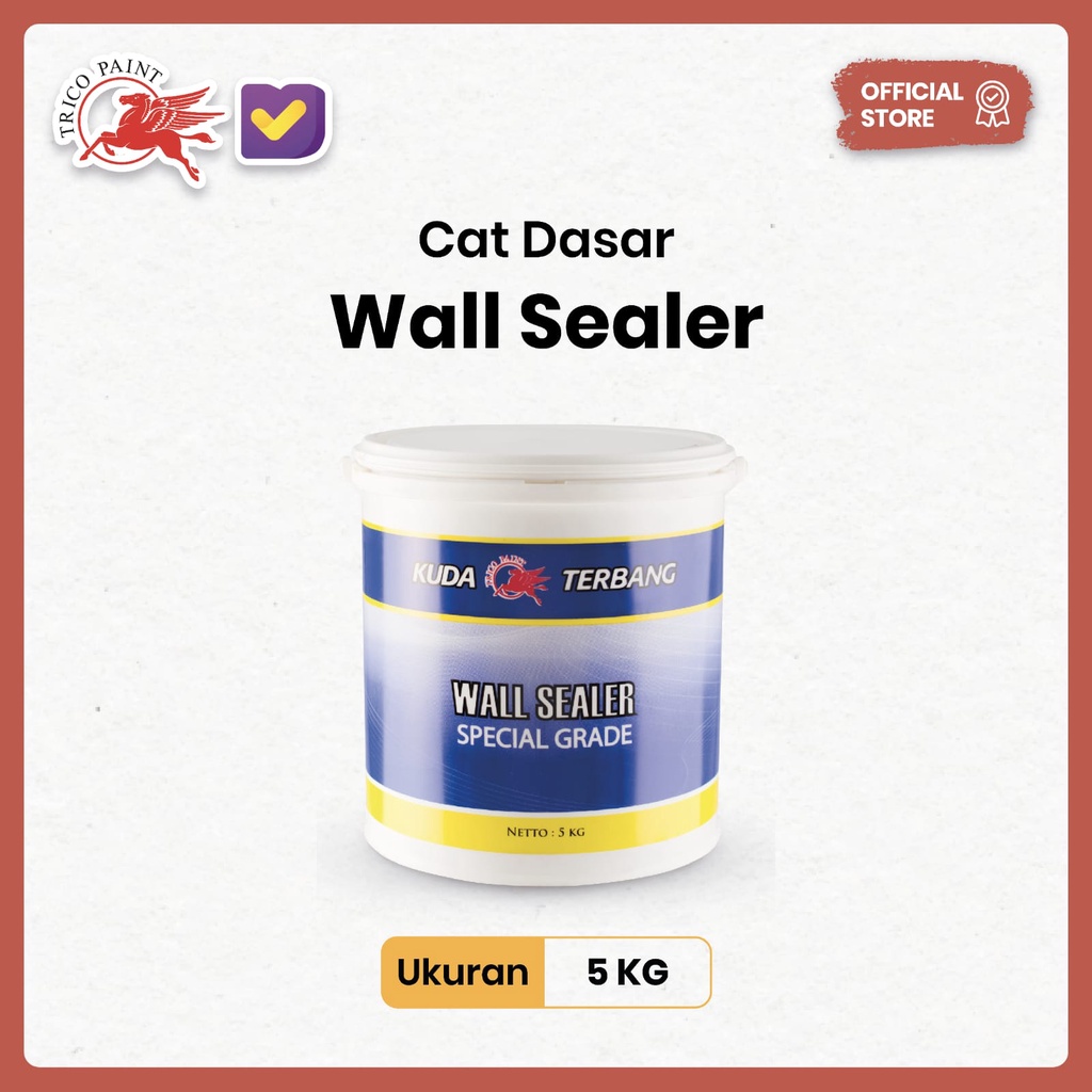 Cat Kuda Terbang - Wall Sealer ( Cat Dasar Tembok ) - 5Kg - Cat Dasar Tembok