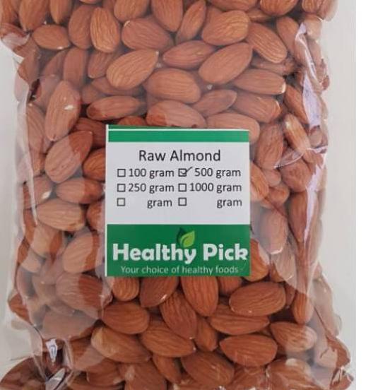 

℗ Raw Almond Whole 500gr Almond Mentah ♙