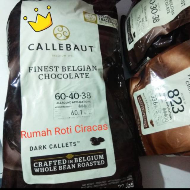 

✨NEW✨ -CALLEBAUT 60 % DARK CHOCOLATE COUVERTURE 60% 811 823- 1.1.23