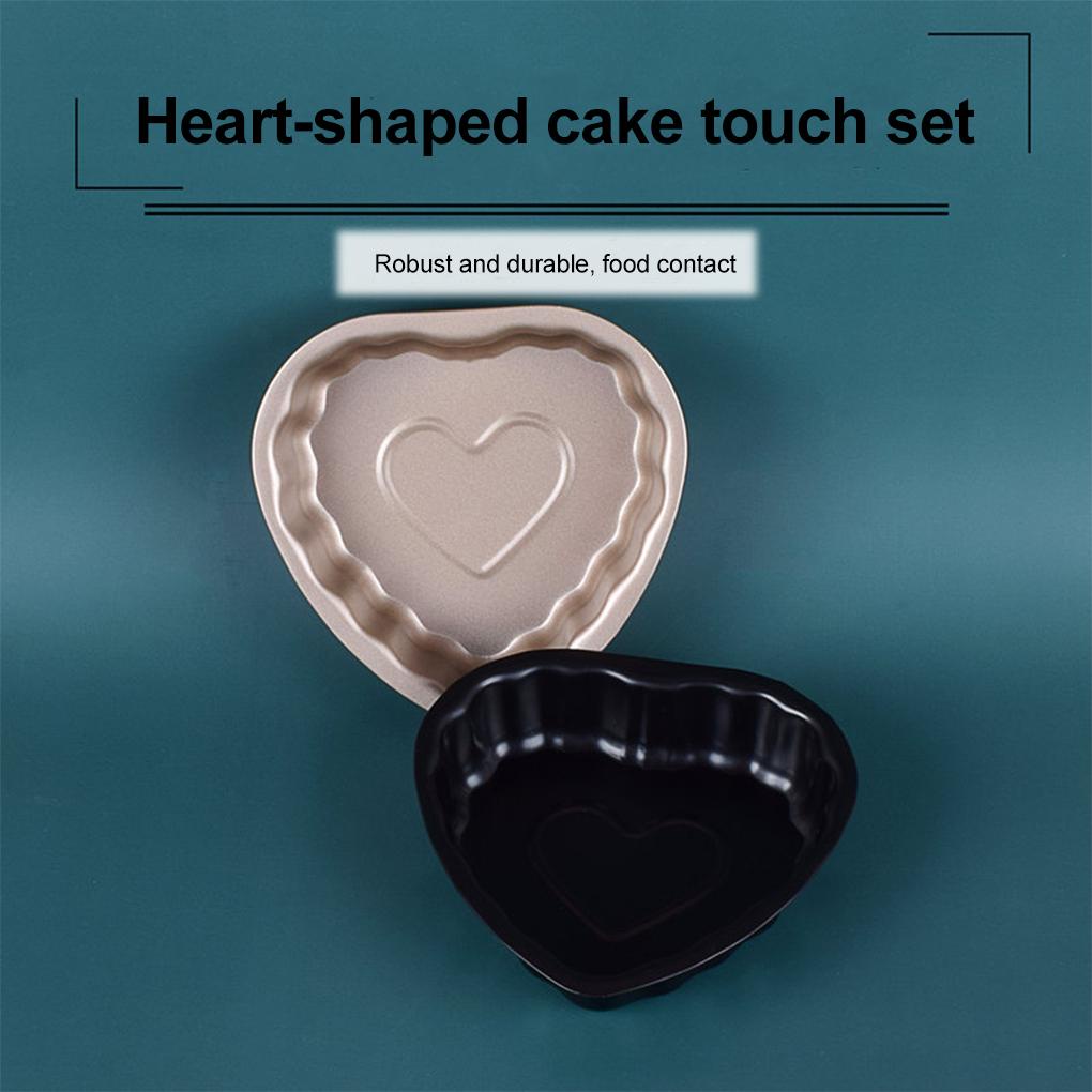 Cetakan Loyang Kue Bentuk Hati DIY Dessert Making Molds Handmade Tray Quick Release Mold Alat Dekorasi Untuk Pesta Pernikahan