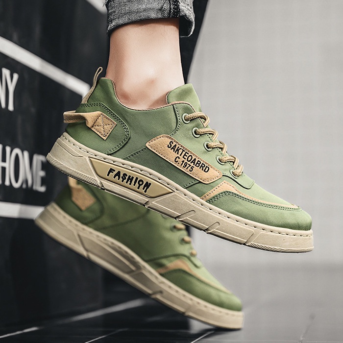 COD BAYAR DITEMPAT!!! 110311 Sepatu Fashion Terbaru Outdoor Traveling Casual Sepatu Sneakers Pria Kekinian No Box