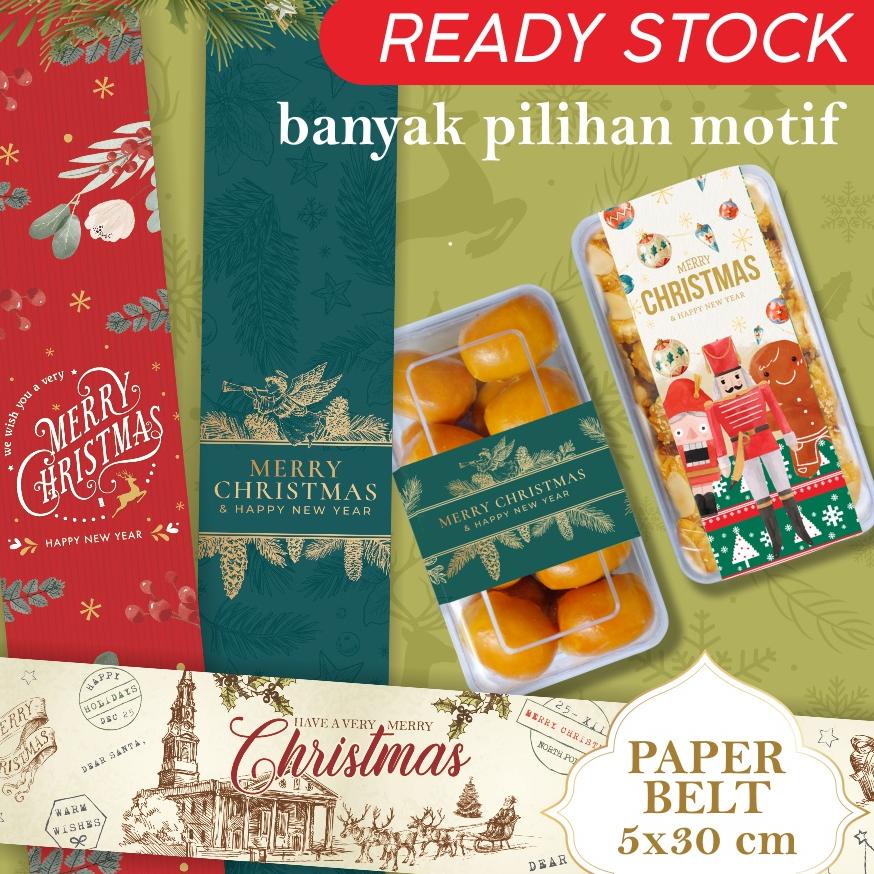 

Diskon↕ Paper Belt Natal | Parcel Natal | Toples Kue Kering Christmas 5x30cm Readystock W58 ✳