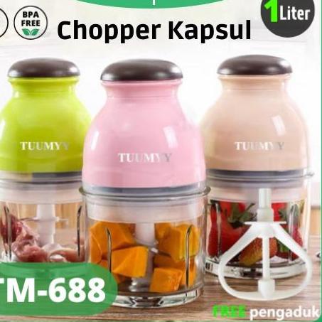 ✯ (TUUMYY) Blender Portable mini Kapsul cutter Quatre TM-688/70 ۞