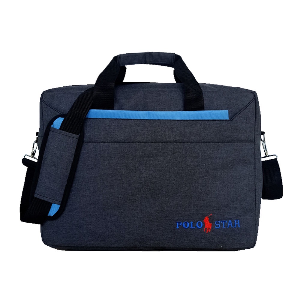 SOPEE 11 BIG SALE !!! Polo Star VT Grey  Tas Kantor Laptop Map 3 Kompartemen multifungsi serbaguna MAPHVS 15-16 inci 2in1 abu+ busa protecktor