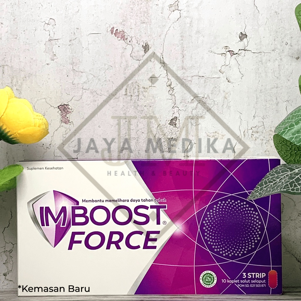 Imboost Force isi 3 strip @10 kaplet salut selaput/Suplemen makanan