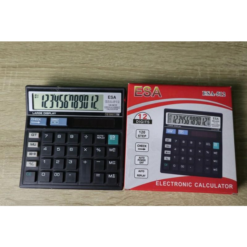 KALKULATOR/CALCULATOR ESA-512 ELECTONIC CALCULATOR 12 DIGITS