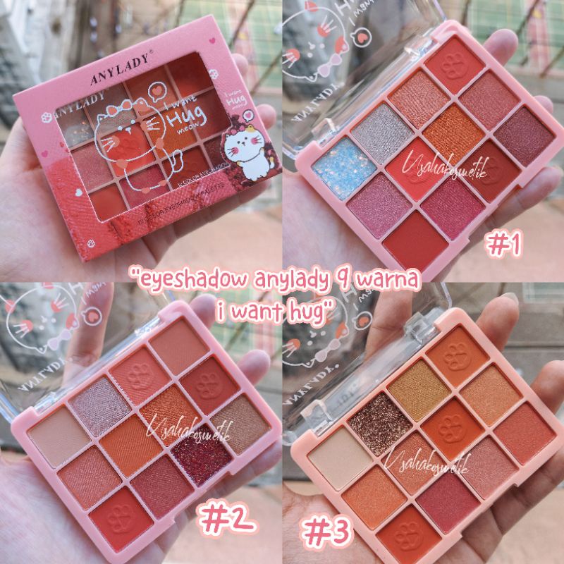 PROMO!! 965 EYESHADOW ANYLADY I WANT HUG MEOW MAKE UP PALETTE EYE SHADOW