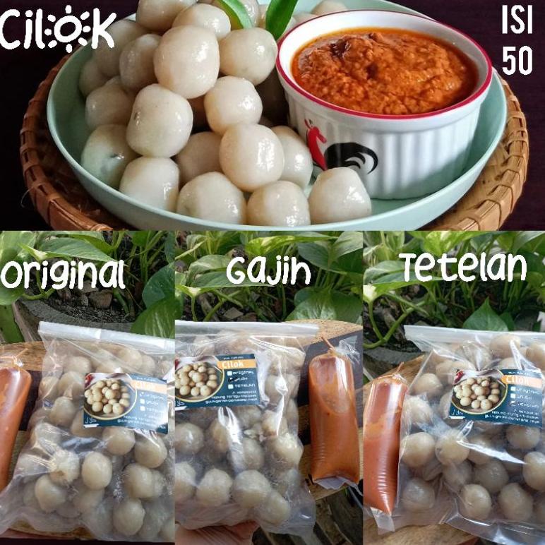 

X31 Cilok gajih tetelan ayam suir isi 50 cilok telur puyuh isi 10 TOP PRODUCT ヵ