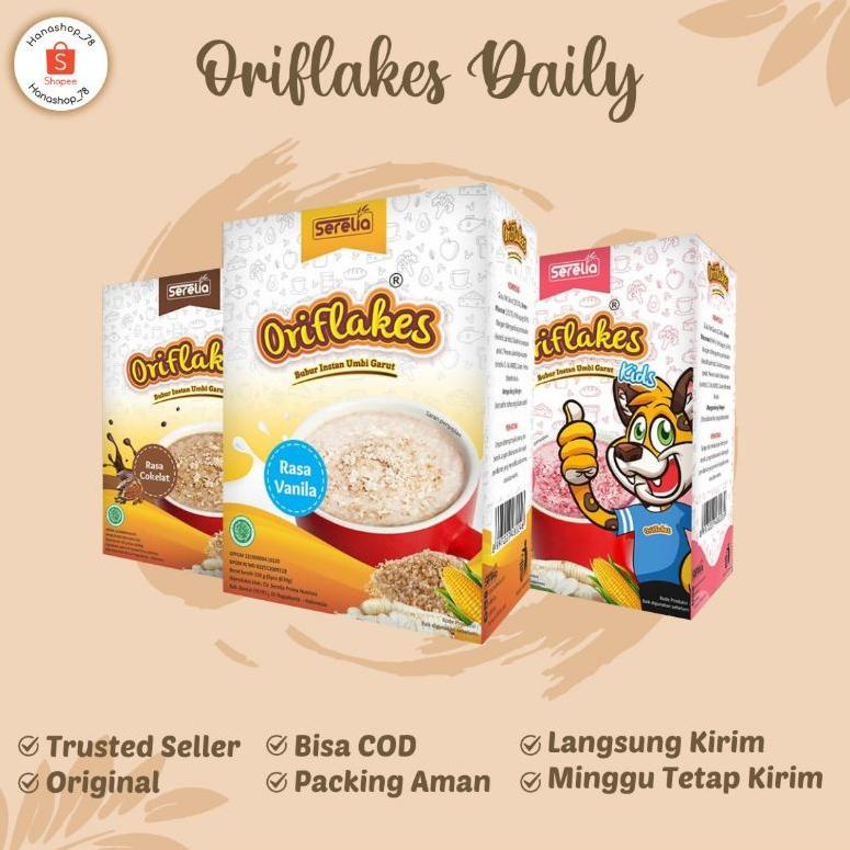 

F35 ORIFLAKES SEREAL UMBI GARUT (SACHET) TERBARU !!! STOCK TERBATAS ロ