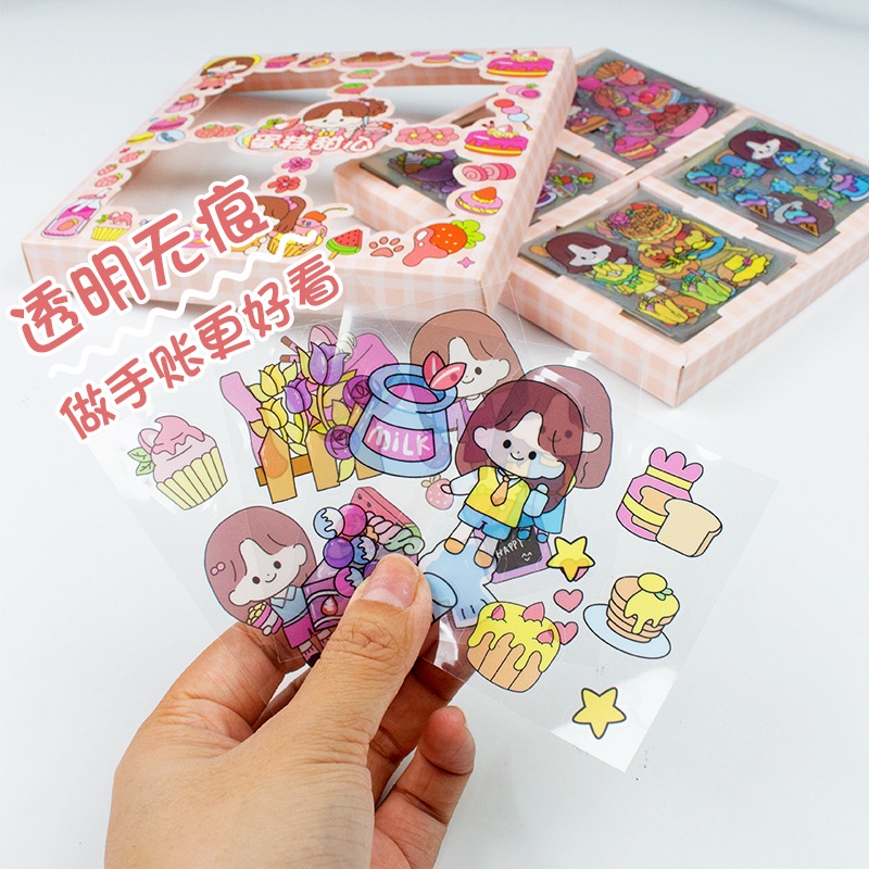 YGtoys Stiker Sticker Waterproof Momo Karakter Kartun Anak Dekorasi DIY Buku Botol Case Hp Laptop