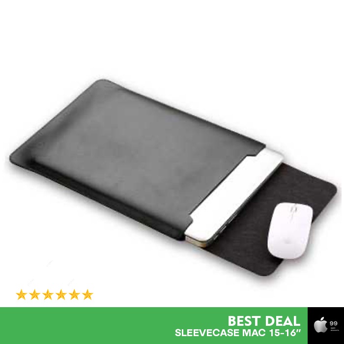 Tas kulit Leather Laptop Sleeve Case MacBook Pro M1 15 15.6 16 Inch
