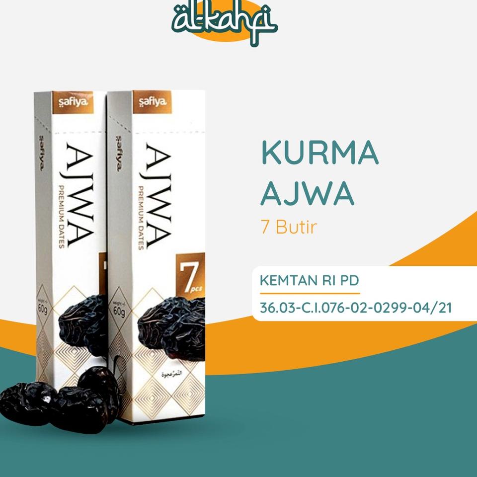 

MEN SALE Kurma Ajwa 7 Butir | Kurma Nabi Premium Original Safiya