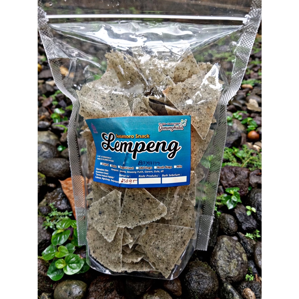 

Lempeng Singkong Rasa Bayam Gunungkidul 250gram