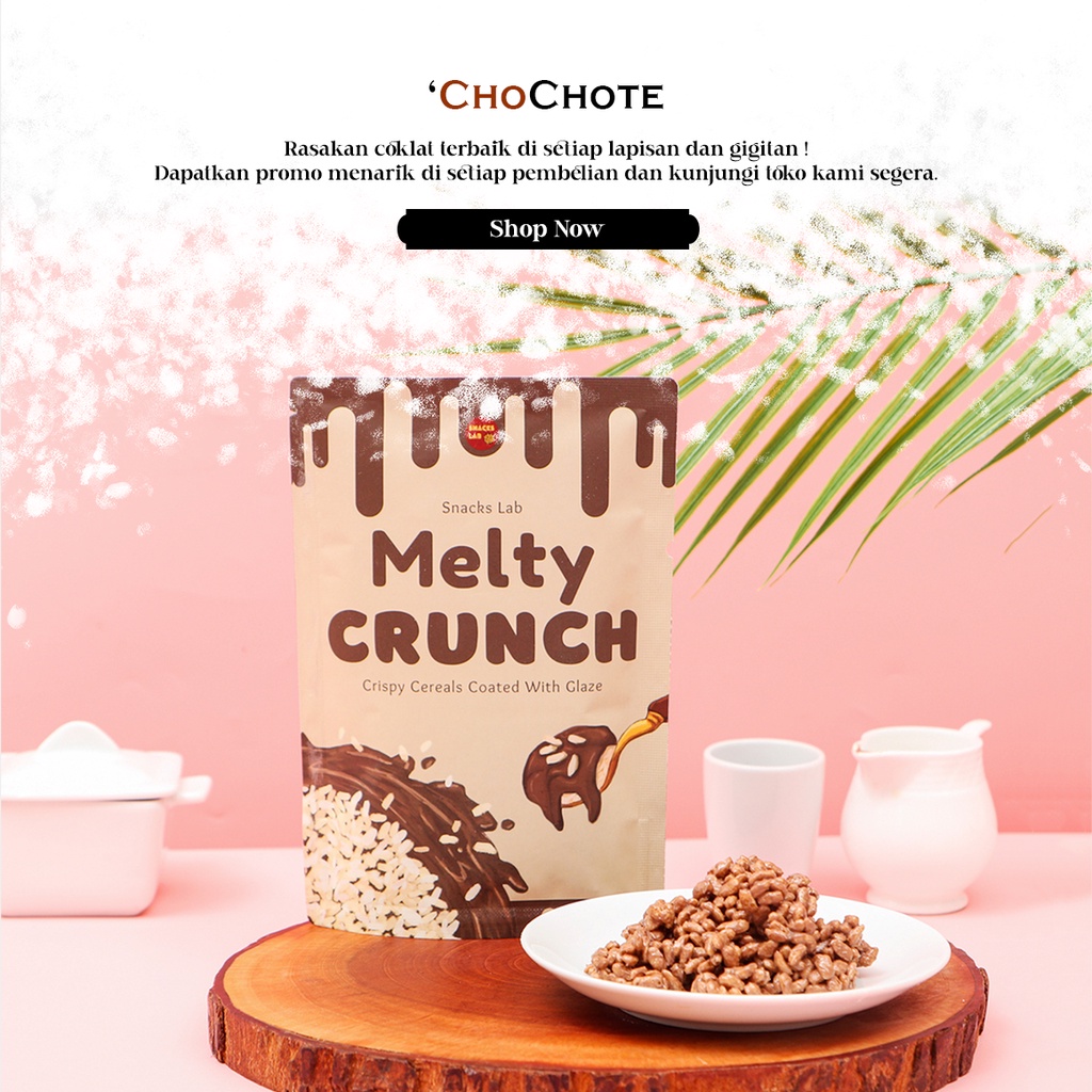 

Snack Cemilan Coklat Crispy Lumer Melty Cappucino