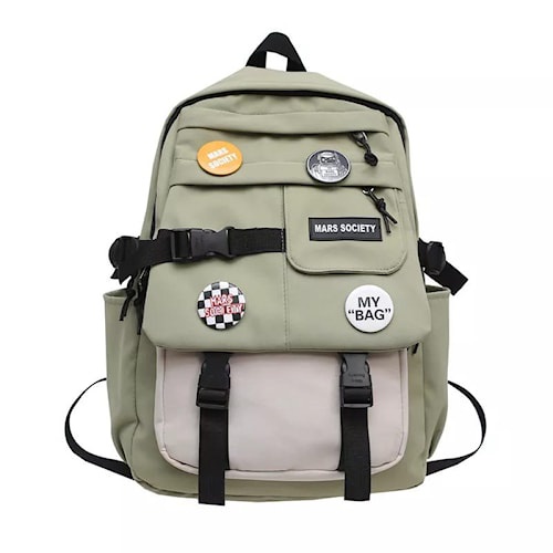 Tas Ransel Backpack Punggung Pria Wanita Canvas Kekinian Fashion Korea