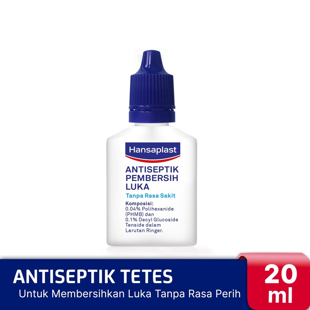 Hansaplast Antiseptik Tetes 20ml - Pembersih Luka Tanpa Rasa Sakit